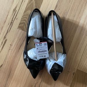 Zara Black Flats Size 37/6.5 (USA)